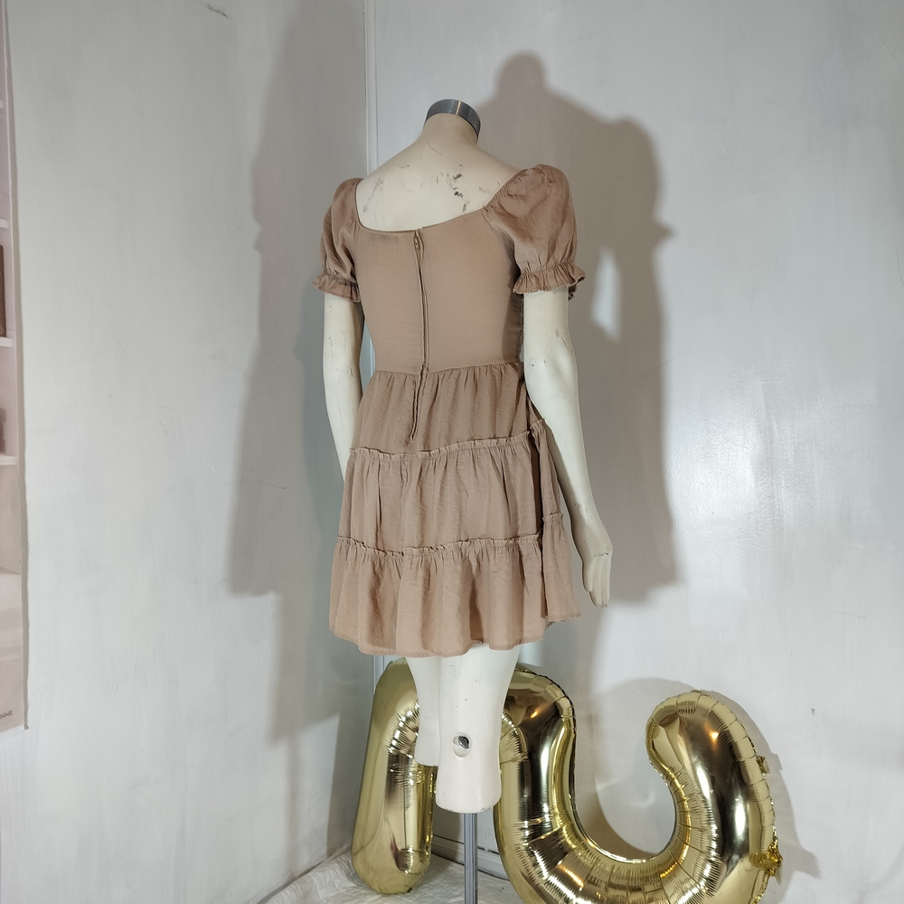 Trixxi Tan Midi Dress - Picture 7 of 7
